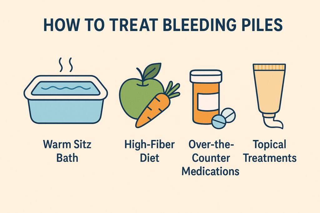 How to Treat Bleeding Piles